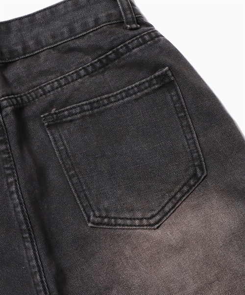 ALL RUNS（オールランズ）の「ヴィンテージ風デニムパンツ ジーンズ ブラックデニム（デニムパンツ・メンズ・ブラック・M/L/XL）」の10枚目の写真