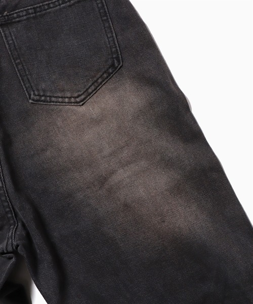 ALL RUNS（オールランズ）の「ヴィンテージ風デニムパンツ ジーンズ ブラックデニム（デニムパンツ・メンズ・ブラック・M/L/XL）」の11枚目の写真