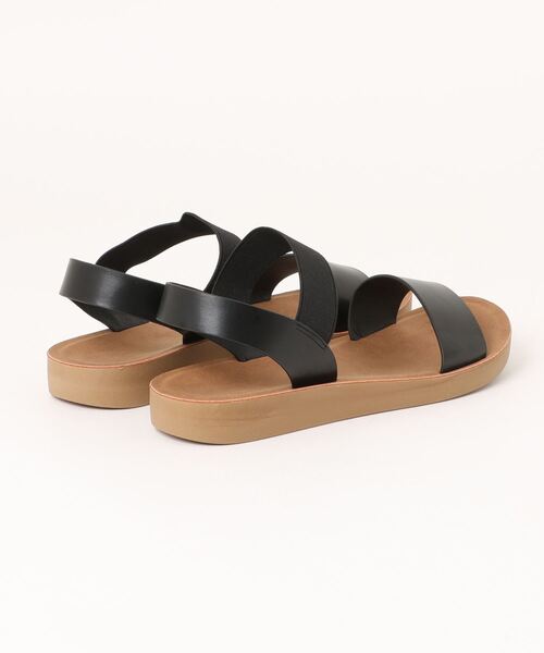 polka polka（ポルカポルカ）の「polka polka / ポルカポルカ 軽いゴアベルトサンダル 484 221123456 SDI / DC（サンダル・レディース・ブラウン/ブラック/シルバー・L/M）」の4枚目の写真