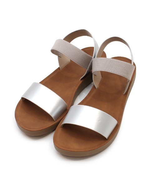 polka polka（ポルカポルカ）の「polka polka / ポルカポルカ 軽いゴアベルトサンダル 484 221123456 SDI / DC（サンダル・レディース・ブラウン/ブラック/シルバー・L/M）」の3枚目の写真