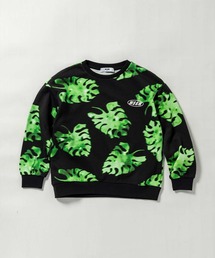 MSGM(エムエスジーエム)Kids & Junior ボタニカル柄長袖スウェットプルオーバー