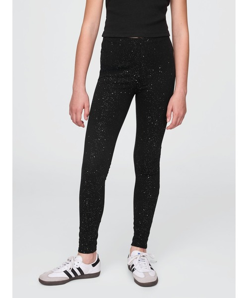GAP（ギャップ）の「キラキラレギンス (キッズ)（レギンス/スパッツ・キッズ・グレー/ブラック/ブルー・140cm/130cm/120cm/110cm/160cm/150cm）」の2枚目の写真