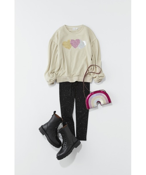 GAP（ギャップ）の「キラキラレギンス (キッズ)（レギンス/スパッツ・キッズ・グレー/ブラック/ブルー・140cm/130cm/120cm/110cm/160cm/150cm）」の6枚目の写真