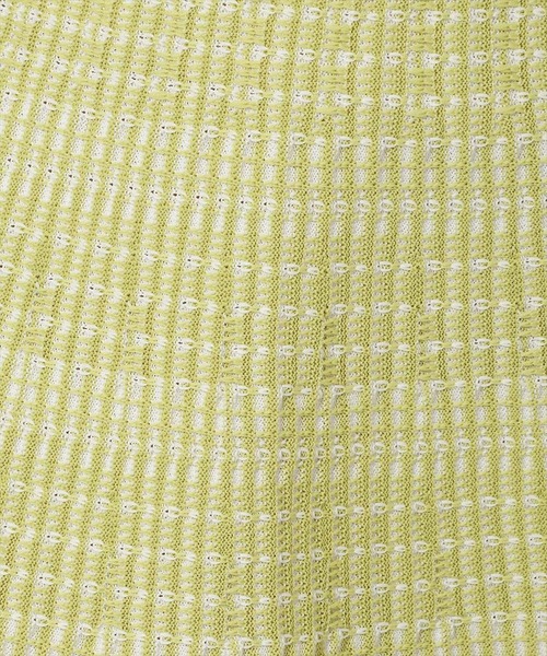 AND COUTURE（アンドクチュール）の「ジャガードニットミニスカート（スカート・レディース・ブラック/グリーン・MEDIUM）」の8枚目の写真