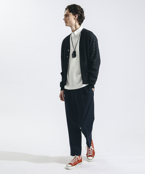 ABAHOUSE(アバハウス)の「1タック テーパード アンクルパンツ(その他パンツ・メンズ・ネイビー/グレイッシュベージュ/グレー・44/46/48)」の8枚目の写真