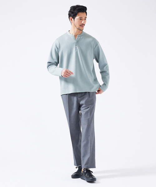 ABAHOUSE(アバハウス)の「1タック テーパード アンクルパンツ(その他パンツ・メンズ・ネイビー/グレイッシュベージュ/グレー・44/46/48)」の6枚目の写真