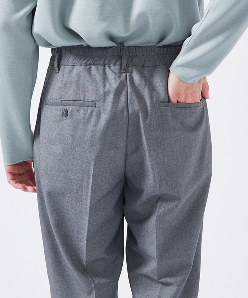 ABAHOUSE(アバハウス)の「1タック テーパード アンクルパンツ(その他パンツ・メンズ・ネイビー/グレイッシュベージュ/グレー・44/46/48)」の4枚目の写真