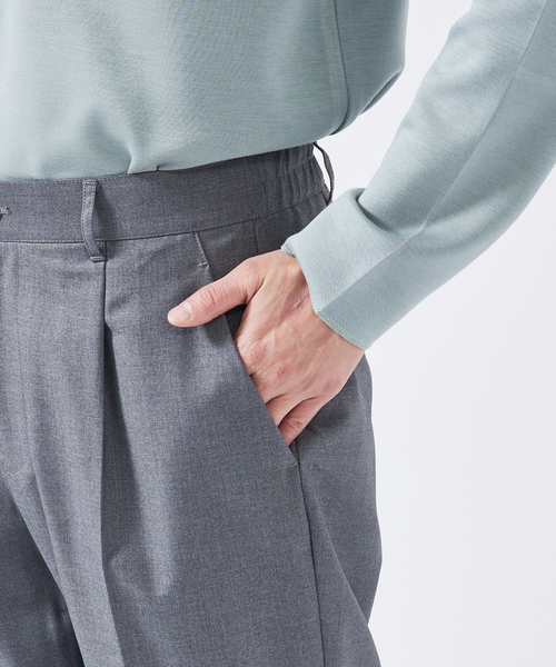 ABAHOUSE(アバハウス)の「1タック テーパード アンクルパンツ(その他パンツ・メンズ・ネイビー/グレイッシュベージュ/グレー・44/46/48)」の13枚目の写真