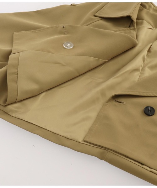 ANAP（アナップ）の「ショートトレンチコート（トレンチコート・レディース・ベージュ・FREE）」の11枚目の写真