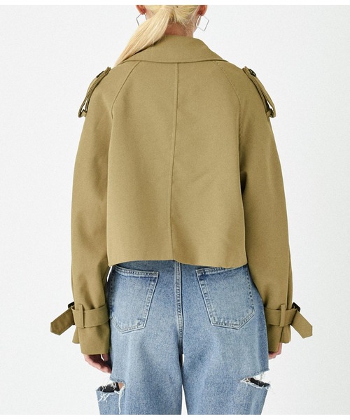 ANAP（アナップ）の「ショートトレンチコート（トレンチコート・レディース・ベージュ・FREE）」の8枚目の写真