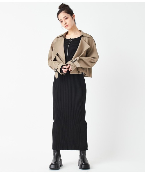 ANAP（アナップ）の「ショートトレンチコート（トレンチコート・レディース・ベージュ・FREE）」の22枚目の写真