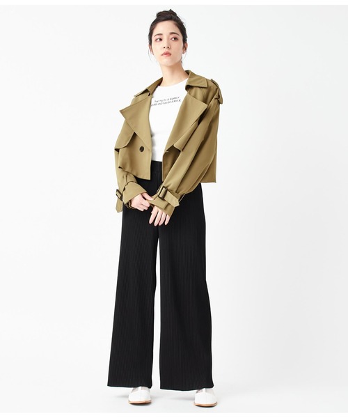 ANAP（アナップ）の「ショートトレンチコート（トレンチコート・レディース・ベージュ・FREE）」の19枚目の写真