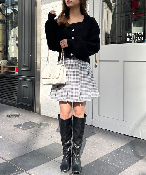 INGNI（イング）の「ニットボレロ＋肩リボンキャミアンサンブル（アンサンブル・レディース・ピンク/アイボリー/グレー系その他/ブラック・M）」の21枚目の写真