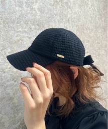 axes femme POETIQUE | バックリボンキャップ(キャップ)