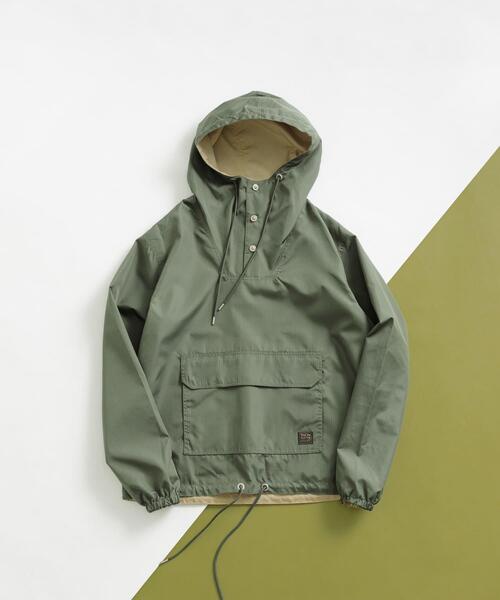 ITEMS URBANRESEARCH(アイテムズ アーバンリサーチ)の「TAION Military Reversible Anorak(その他アウター・メンズ・その他1/グリーン系その他/ブラック/オリーブ・MEDIUM/LARGE)」の3枚目の写真