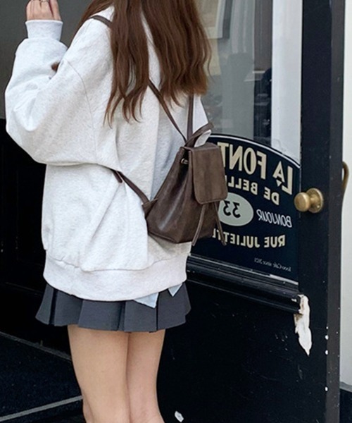 Miniministore(ミニミニストア)の「リュック レディース ミニリュック韓国風(バックパック/リュック・レディース・ブラック/ブラウン・FREE)」の4枚目の写真