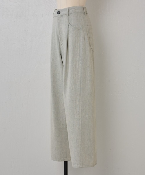 BEARDSLEY（ビアズリー）の「Reデニムタックバギーパンツ（チノパンツ・レディース・ブルー・FREE）」の22枚目の写真