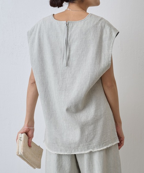 BEARDSLEY（ビアズリー）の「Reデニムタックバギーパンツ（チノパンツ・レディース・ブルー・FREE）」の16枚目の写真