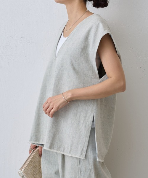 BEARDSLEY（ビアズリー）の「Reデニムタックバギーパンツ（チノパンツ・レディース・ブルー・FREE）」の15枚目の写真