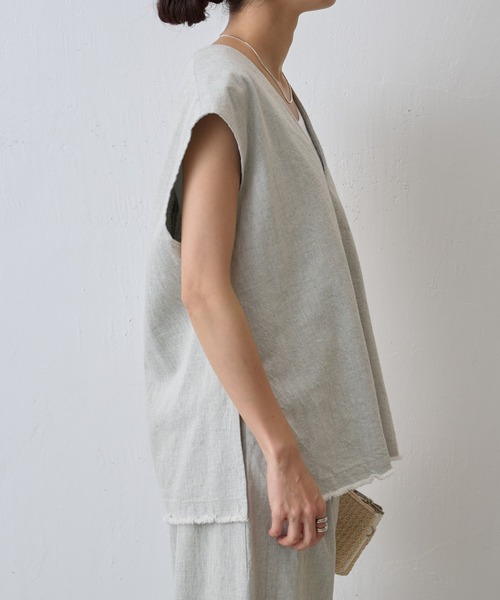 BEARDSLEY（ビアズリー）の「Reデニムタックバギーパンツ（チノパンツ・レディース・ブルー・FREE）」の17枚目の写真