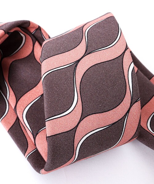 NOLLEY’S(ノーリーズ)の「EMME EFFE ウェーブモーションプリントネクタイ(ネクタイ・メンズ・ブルー系その他/ピンク系その他/グレー系その他・FREE)」の17枚目の写真