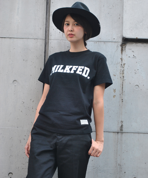 MILKFED.（ミルクフェド）の「S/S TEE MILITARY（Tシャツ/カットソー・レディース・ホワイト/ブラック/オリーブ/バーガンディー・MEDIUM/SMALL）」の3枚目の写真