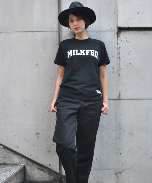 MILKFED.（ミルクフェド）の「S/S TEE MILITARY（Tシャツ/カットソー・レディース・ホワイト/ブラック/オリーブ/バーガンディー・MEDIUM/SMALL）」の9枚目の写真