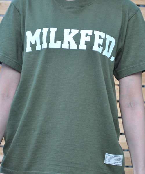 MILKFED.（ミルクフェド）の「S/S TEE MILITARY（Tシャツ/カットソー・レディース・ホワイト/ブラック/オリーブ/バーガンディー・MEDIUM/SMALL）」の7枚目の写真