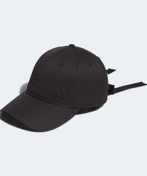 adidas（アディダス）の「スリーストライプス リボンキャップ【adidas Golf/アディダスゴルフ】（キャップ・レディース・ブラック/ピンク系その他/ホワイト・MEDIUM）」の3枚目の写真