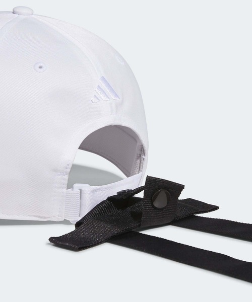 adidas（アディダス）の「スリーストライプス リボンキャップ【adidas Golf/アディダスゴルフ】（キャップ・レディース・ブラック/ピンク系その他/ホワイト・MEDIUM）」の5枚目の写真