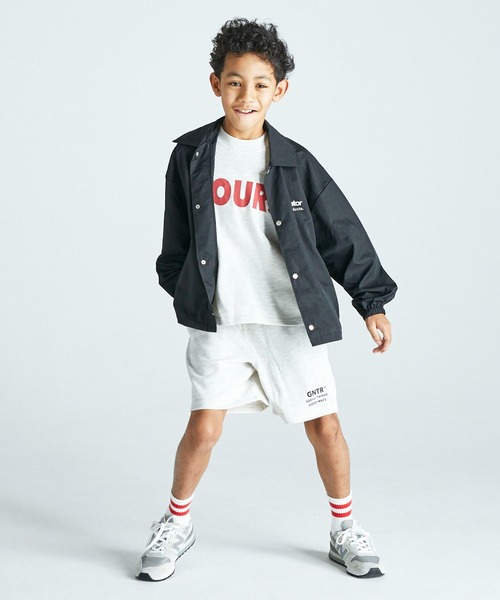 GENERATOR（ジェネレーター）の「ジェネレーター コーチJK（ナイロンジャケット・キッズ・グリーン/イエロー/ブラック・M/L/XL）」の4枚目の写真