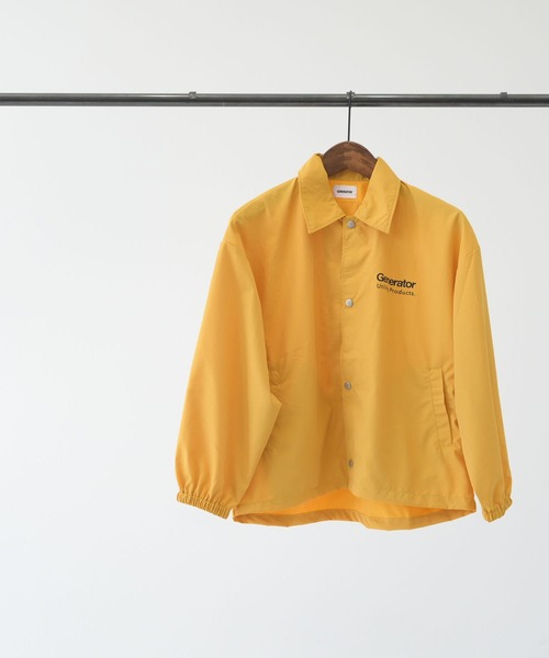GENERATOR（ジェネレーター）の「ジェネレーター コーチJK（ナイロンジャケット・キッズ・グリーン/イエロー/ブラック・M/L/XL）」の11枚目の写真