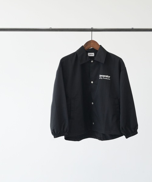 GENERATOR（ジェネレーター）の「ジェネレーター コーチJK（ナイロンジャケット・キッズ・グリーン/イエロー/ブラック・M/L/XL）」の14枚目の写真