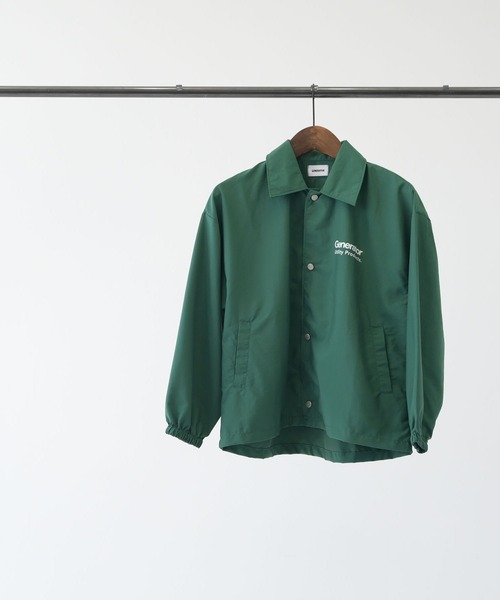 GENERATOR（ジェネレーター）の「ジェネレーター コーチJK（ナイロンジャケット・キッズ・グリーン/イエロー/ブラック・M/L/XL）」の15枚目の写真