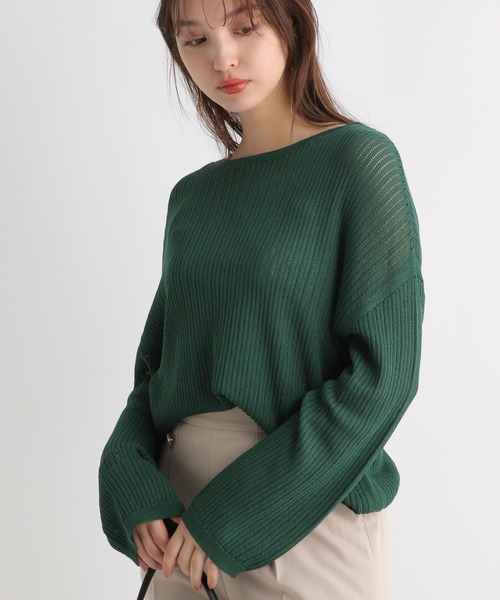 セール】【ピンクZOZO限定カラー】メッシュニット113917（ニット