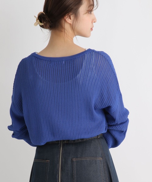 セール】【ピンクZOZO限定カラー】メッシュニット113917（ニット