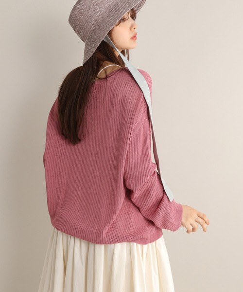 Andemiu（アンデミュウ）の「【ピンクZOZO限定カラー】メッシュニット