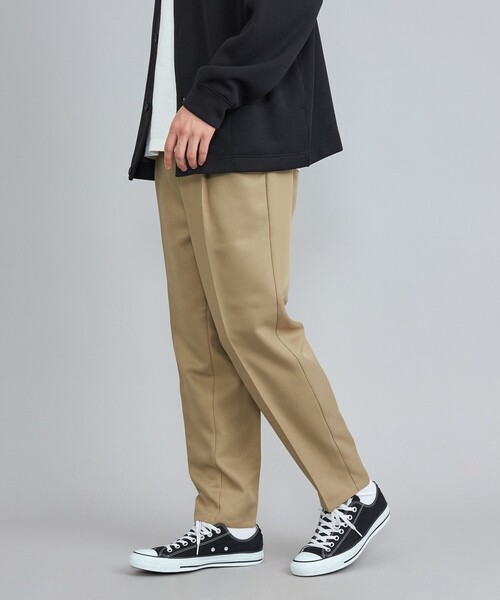 coen（コーエン）の「センタープレスポリツイルテーパードスラックス（スラックス・メンズ・ブラック/ダークグレー/ベージュ/ネイビー・S/M/L/XL）」の9枚目の写真