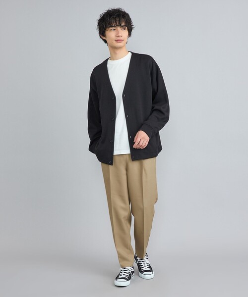 coen（コーエン）の「センタープレスポリツイルテーパードスラックス（スラックス・メンズ・ブラック/ダークグレー/ベージュ/ネイビー・S/M/L/XL）」の11枚目の写真