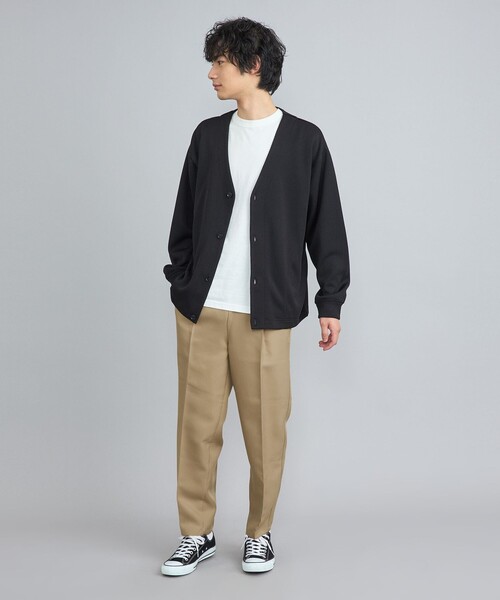 coen（コーエン）の「センタープレスポリツイルテーパードスラックス（スラックス・メンズ・ブラック/ダークグレー/ベージュ/ネイビー・S/M/L/XL）」の12枚目の写真