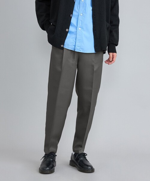 coen（コーエン）の「センタープレスポリツイルテーパードスラックス（スラックス・メンズ・ブラック/ダークグレー/ベージュ/ネイビー・S/M/L/XL）」の19枚目の写真