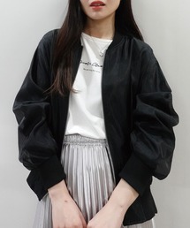 CORNERS | オーガンジーリブブルゾン(ブルゾン)