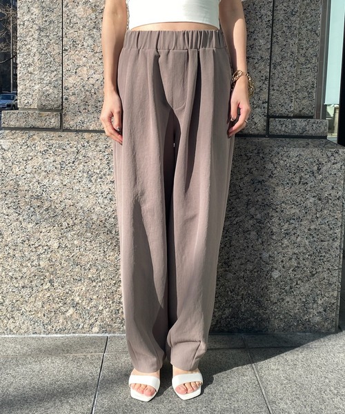 DouDou(ドゥドゥ)の「バルーンパンツ(スラックス・レディース・ホワイト/カーキ・36/38)」の21枚目の写真