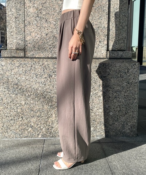 DouDou(ドゥドゥ)の「バルーンパンツ(スラックス・レディース・ホワイト/カーキ・36/38)」の22枚目の写真