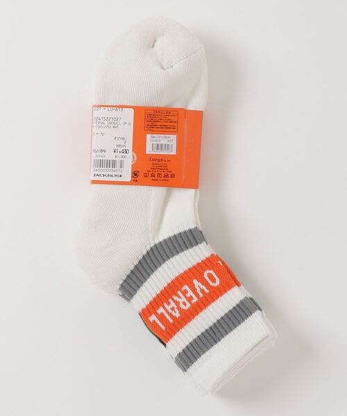 UNIVERSAL OVERALL（ユニバーサルオーバーオール）の「UNIVERSAL OVERALL 3P ﾛｰｸﾙｰﾘﾗｲﾝｿｯｸｽ WHT（ソックス/靴下・メンズ・その他1・FREE）」の3枚目の写真