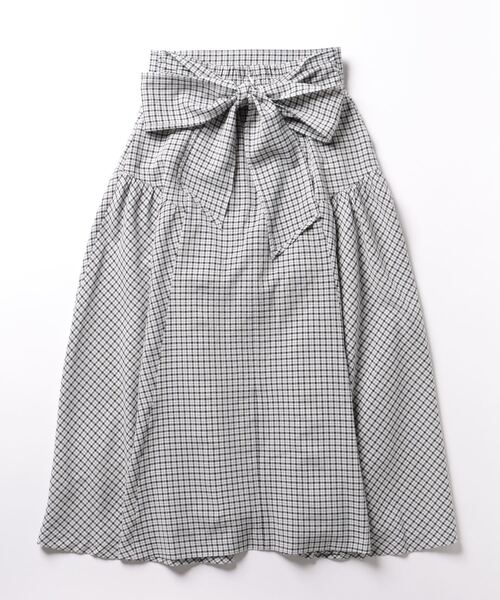 WILLSELECTION（ウィルセレクション）の「ギャザー切替ギンガムフレアスカート（スカート・レディース・ベージュ系その他/レッド系その他/ブラック系その他・FREE）」の19枚目の写真