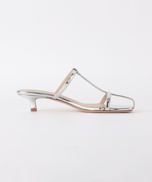 FABIO RUSCONI(ファビオルスコーニ)の「<FABIO RUSCONI>THIN STRAP サンダル<Select by EMMEL REFINES>(サンダル・レディース・シルバー/ブラック・36/37/38)」の5枚目の写真