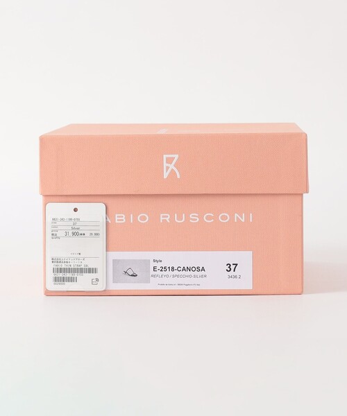 FABIO RUSCONI(ファビオルスコーニ)の「<FABIO RUSCONI>THIN STRAP サンダル<Select by EMMEL REFINES>(サンダル・レディース・シルバー/ブラック・36/37/38)」の11枚目の写真