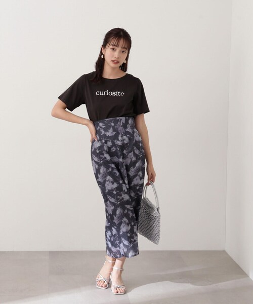 PROPORTION BODY DRESSING（プロポーションボディドレッシング）の「パールロゴＴシャツ / 1214160405（Tシャツ/カットソー・レディース・ダークグレー/ホワイト・FREE）」の18枚目の写真
