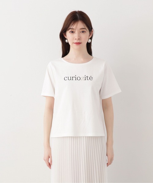 PROPORTION BODY DRESSING（プロポーションボディドレッシング）の「パールロゴＴシャツ / 1214160405（Tシャツ/カットソー・レディース・ダークグレー/ホワイト・FREE）」の13枚目の写真